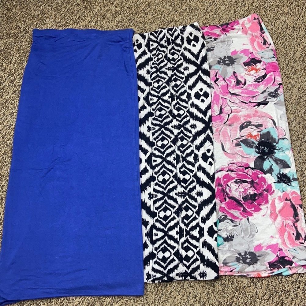 Lot 3 PC Skirts BISOU BISOU & JEANS BY BUFALO WOMEN SKIRT SIZE S XS